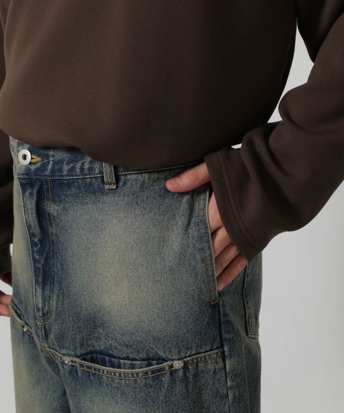 LAKOLE（ラコレ）の「フロントデザインデニムパンツ / 589860（デニムパンツ・メンズ・ブラック/ブルー/グレー・LARGE/MEDIUM/SMALL）」の19枚目の写真