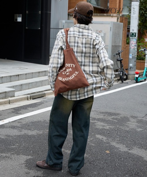 MONO-MART（モノマート）の「<イージーケア/UVカット>ワンタック ファンクショナルファブリックチノパンツ/ヴィンテージライクデニムパンツ（チノパンツ・メンズ・ブラック系/インディゴブルー/ベージュ/チャコール/オリーブ/ブラック・L/M/S）」の19枚目の写真