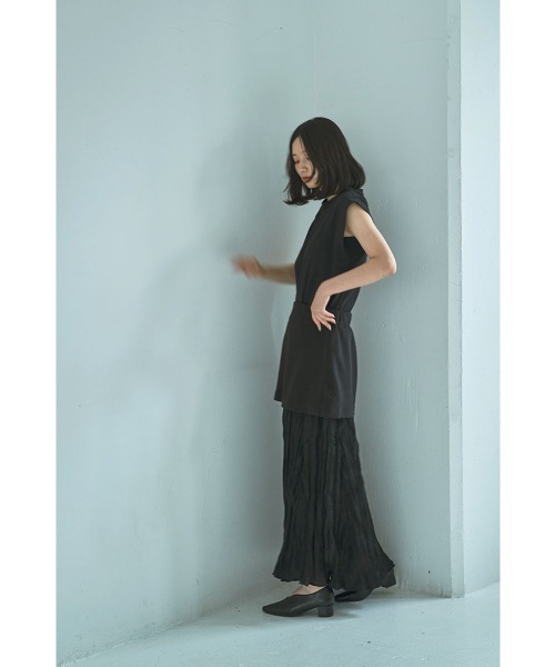 marjour(マージュール)の「DOCKING LAYERED SKIRT(スカート・レディース・ブラック/ブラウン・M/L)」の4枚目の写真