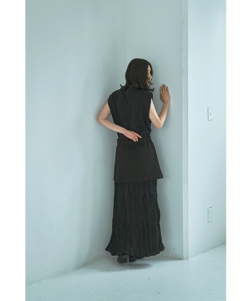 marjour(マージュール)の「DOCKING LAYERED SKIRT(スカート・レディース・ブラック/ブラウン・M/L)」の5枚目の写真