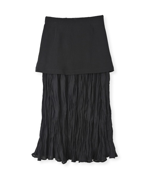 marjour(マージュール)の「DOCKING LAYERED SKIRT(スカート・レディース・ブラック/ブラウン・M/L)」の11枚目の写真