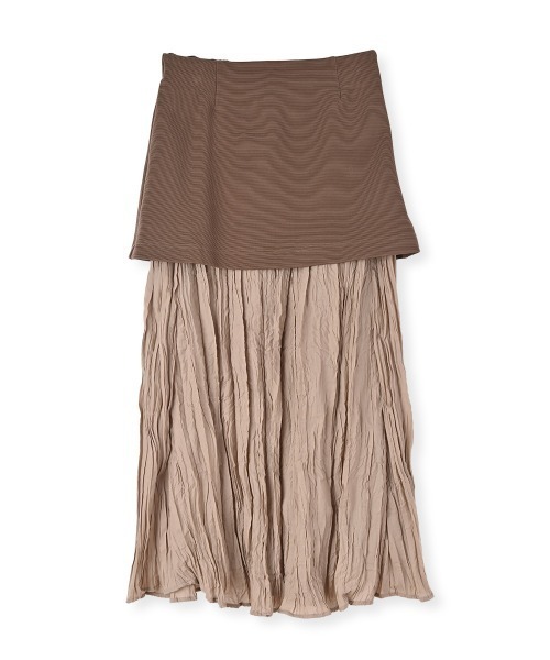 marjour(マージュール)の「DOCKING LAYERED SKIRT(スカート・レディース・ブラック/ブラウン・M/L)」の12枚目の写真