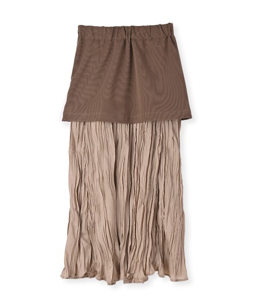 marjour(マージュール)の「DOCKING LAYERED SKIRT(スカート・レディース・ブラック/ブラウン・M/L)」の13枚目の写真