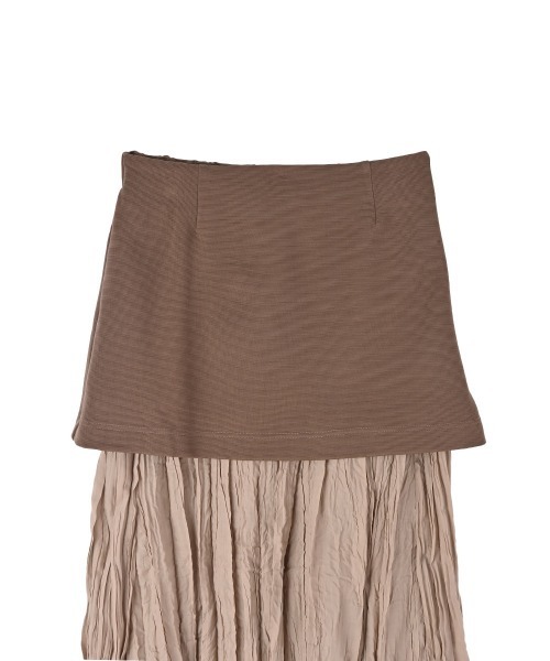 marjour(マージュール)の「DOCKING LAYERED SKIRT(スカート・レディース・ブラック/ブラウン・M/L)」の14枚目の写真