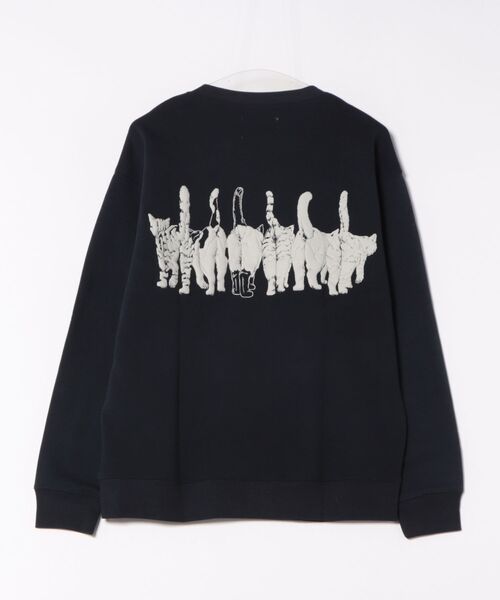CORISCO（コリスコ）の「裏起毛モノトーンアニマル柄トレーナー(M1
