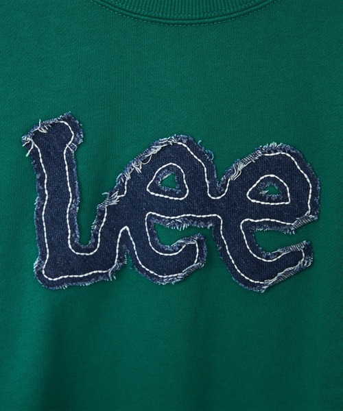 Lee（リー）の「Lee/リー【110-150cm】キッズ デニムロゴパッチスウェット（スウェット・キッズ・オフホワイト/レッド/グリーン・130/140/150/120/110）」の21枚目の写真