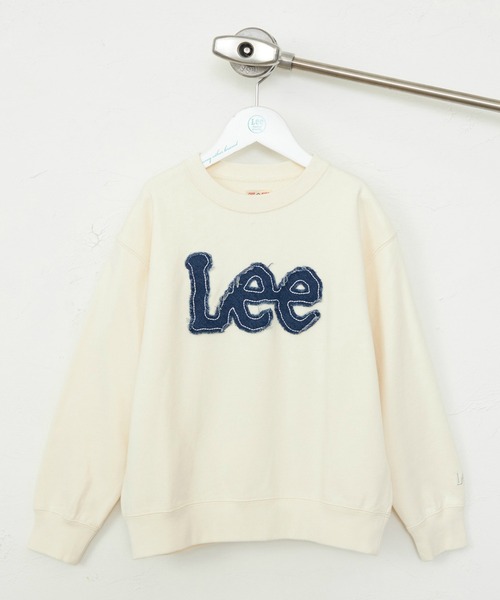 Lee/リー【110-150cm】キッズ デニムロゴパッチスウェット（スウェット