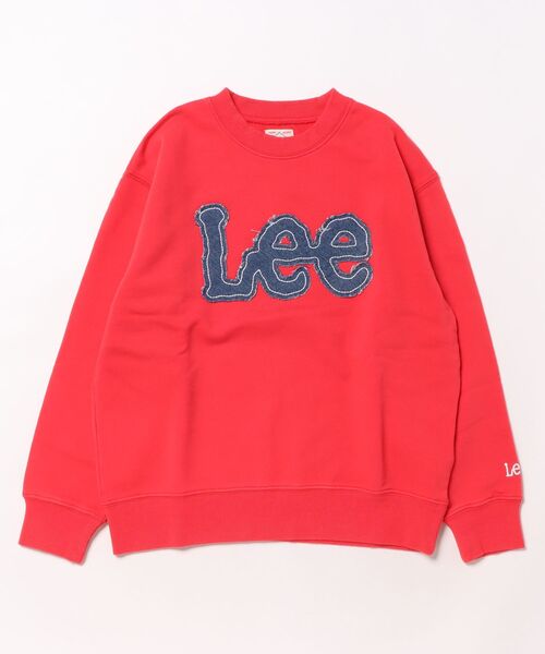 Lee（リー）の「Lee/リー【110-150cm】キッズ デニムロゴパッチスウェット（スウェット・キッズ・オフホワイト/レッド/グリーン・130/140/150/120/110）」の8枚目の写真