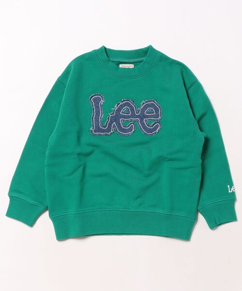 Lee（リー）の「Lee/リー【110-150cm】キッズ デニムロゴパッチスウェット（スウェット・キッズ・オフホワイト/レッド/グリーン・130/140/150/120/110）」の7枚目の写真