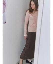 Lugnoncure | スウェード調バイアススカート《2025autumn catalog item》(スカート)