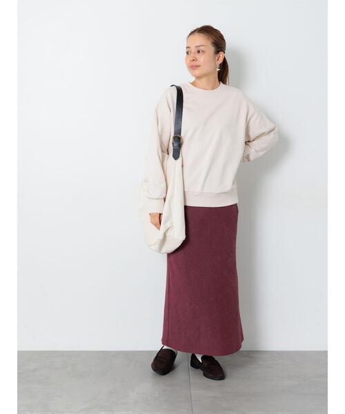 Lugnoncure(ルノンキュール)の「スウェード調バイアススカート《2025autumn catalog item》(スカート・レディース・ベージュ/レッド/ブラウン・F)」の13枚目の写真