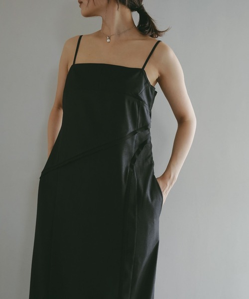 N WITH.(エヌウィズ)の「キャミソールワンピース(ワンピース・レディース・グレー/ブラック・MEDIUM/SMALL)」の14枚目の写真