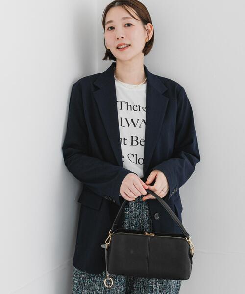 F by ROSSO（エフバイロッソ）の「F by ROSSO　ストレッチテーラージャケット（その他アウター・レディース・ベージュ/ネイビー・FREE）」の12枚目の写真