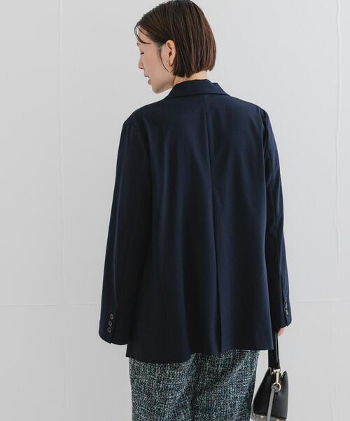 F by ROSSO（エフバイロッソ）の「F by ROSSO　ストレッチテーラージャケット（その他アウター・レディース・ベージュ/ネイビー・FREE）」の14枚目の写真