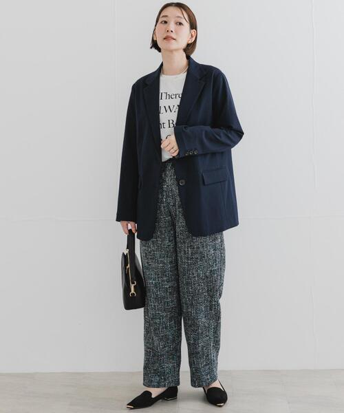 F by ROSSO（エフバイロッソ）の「F by ROSSO　ストレッチテーラージャケット（その他アウター・レディース・ベージュ/ネイビー・FREE）」の15枚目の写真