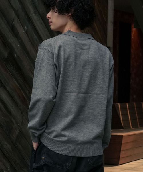 U.S. POLO ASSN.(ユーエスポロアッスン)の「【U.S. POLO ASSN./ユーエスポロアッスン 】ニットポロシャツ(ニット/セーター・メンズ・グレー/ブラック/カーキ/ネイビー・MEDIUM/LARGE/X-LARGE)」の14枚目の写真