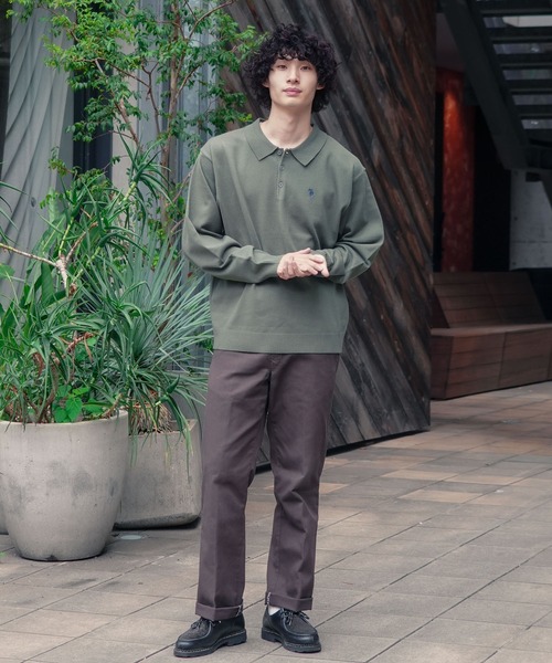 U.S. POLO ASSN.(ユーエスポロアッスン)の「【U.S. POLO ASSN./ユーエスポロアッスン 】ニットポロシャツ(ニット/セーター・メンズ・グレー/ブラック/カーキ/ネイビー・MEDIUM/LARGE/X-LARGE)」の15枚目の写真