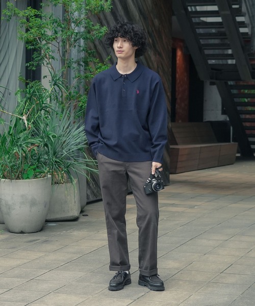 U.S. POLO ASSN.(ユーエスポロアッスン)の「【U.S. POLO ASSN./ユーエスポロアッスン 】ニットポロシャツ(ニット/セーター・メンズ・グレー/ブラック/カーキ/ネイビー・MEDIUM/LARGE/X-LARGE)」の20枚目の写真