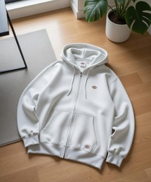 Dickies（ディッキーズ）の「【Dickies/ディッキーズ】裏起毛ワンポイントワッペンフルＺＩＰパーカー（パーカー）」