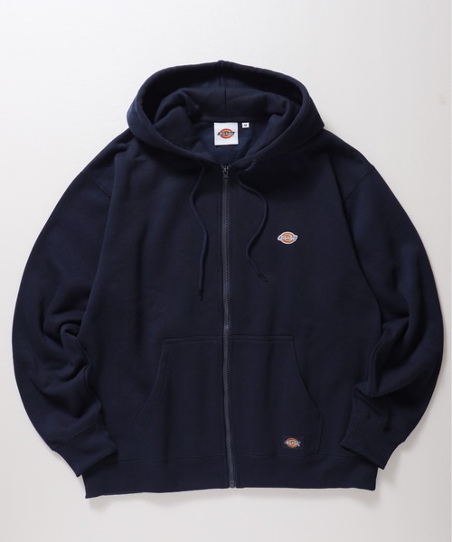 Dickies(ディッキーズ)の「【Dickies/ディッキーズ】裏起毛ワンポイントワッペンフルZIPパーカー(パーカー・メンズ・ブラック/オートミール/ネイビー/ブラウン・M/L/LL)」の15枚目の写真