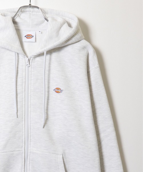 Dickies(ディッキーズ)の「【Dickies/ディッキーズ】裏起毛ワンポイントワッペンフルZIPパーカー(パーカー・メンズ・ブラック/オートミール/ネイビー/ブラウン・M/L/LL)」の7枚目の写真