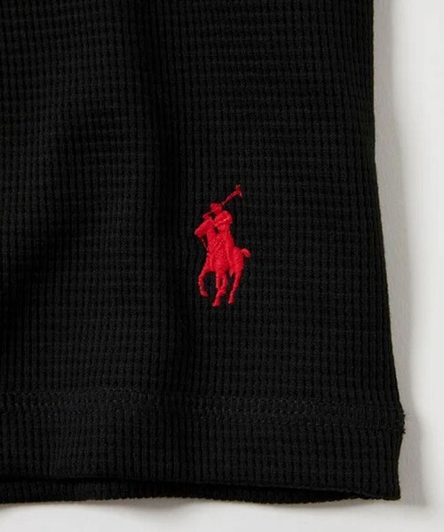 POLO RALPH LAUREN SLEEPWEAR（ポロラルフローレンスリープウェア）の「【POLO RALPH LAUREN/ポロ ラルフ ローレン】ワッフルロングスリーブ（Tシャツ/カットソー・メンズ・ネイビー/ブラック/グレー・M/L/XL）」の14枚目の写真