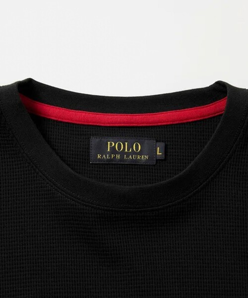 POLO RALPH LAUREN SLEEPWEAR（ポロラルフローレンスリープウェア）の「【POLO RALPH LAUREN/ポロ ラルフ ローレン】ワッフルロングスリーブ（Tシャツ/カットソー・メンズ・ネイビー/ブラック/グレー・M/L/XL）」の12枚目の写真