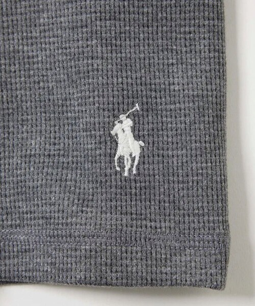 POLO RALPH LAUREN SLEEPWEAR（ポロラルフローレンスリープウェア）の「【POLO RALPH LAUREN/ポロ ラルフ ローレン】ワッフルロングスリーブ（Tシャツ/カットソー・メンズ・ネイビー/ブラック/グレー・M/L/XL）」の11枚目の写真