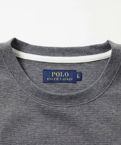 POLO RALPH LAUREN SLEEPWEAR（ポロラルフローレンスリープウェア）の「【POLO RALPH LAUREN/ポロ ラルフ ローレン】ワッフルロングスリーブ（Tシャツ/カットソー・メンズ・ネイビー/ブラック/グレー・M/L/XL）」の15枚目の写真