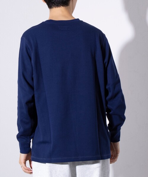 POLO RALPH LAUREN SLEEPWEAR（ポロラルフローレンスリープウェア）の「【POLO RALPH LAUREN/ポロ ラルフ ローレン】ワッフルロングスリーブ（Tシャツ/カットソー・メンズ・ネイビー/ブラック/グレー・M/L/XL）」の6枚目の写真