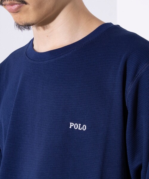 POLO RALPH LAUREN SLEEPWEAR（ポロラルフローレンスリープウェア）の「【POLO RALPH LAUREN/ポロ ラルフ ローレン】ワッフルロングスリーブ（Tシャツ/カットソー・メンズ・ネイビー/ブラック/グレー・M/L/XL）」の5枚目の写真