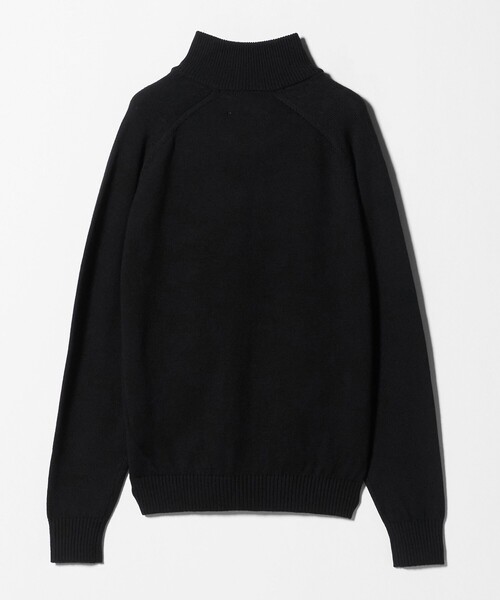 UNITED ARROWS（ユナイテッドアローズ）の「YAMAGATA ミドルゲージ レイズドネック ニット（カーディガン/ボレロ・メンズ・オリーブ/ブラック・XL/L/M）」の6枚目の写真