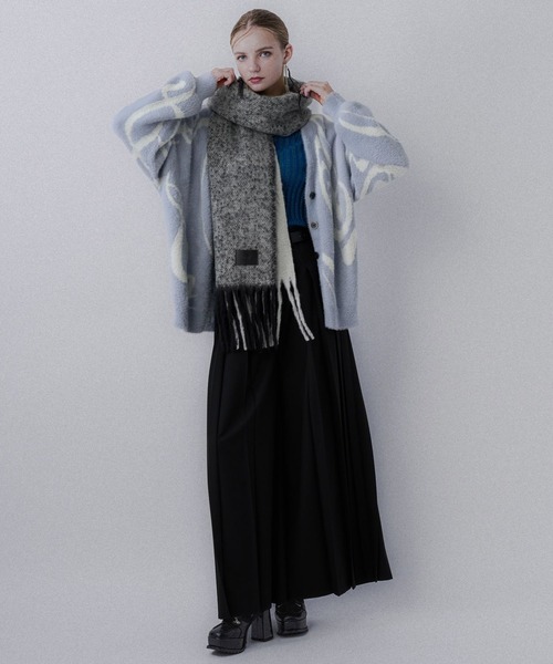 HARE 新品 アソートガラシャギーカーディガン グレー　Mサイズ HARE 新品 アソートガラシャギーカーディガン グレー Mサイズ