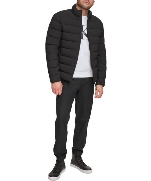 Calvin Klein(カルバン・クライン)の「【 Calvin Klein / カルバン クライン 】STRETCH PUFFER JACKET / ストレッチ パファー ジャケット(ブルゾン・メンズ・ブラック/レッド・X-LARGE/LARGE/MEDIUM)」の3枚目の写真