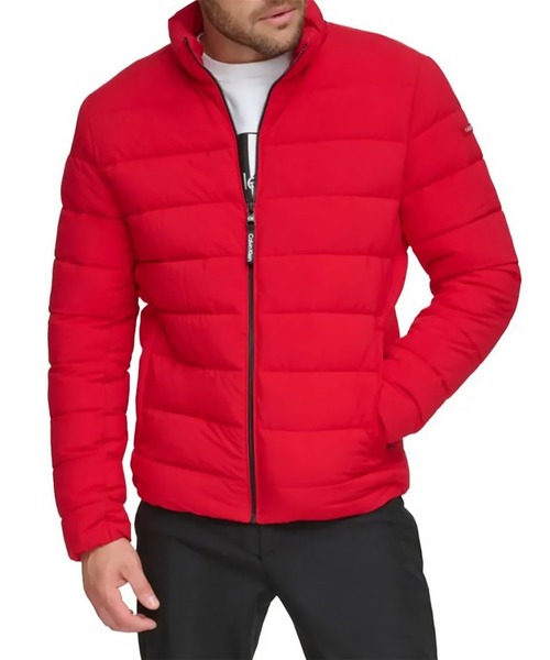 Calvin Klein(カルバン・クライン)の「【 Calvin Klein / カルバン クライン 】STRETCH PUFFER JACKET / ストレッチ パファー ジャケット(ブルゾン・メンズ・ブラック/レッド・X-LARGE/LARGE/MEDIUM)」の5枚目の写真