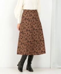 MICO COULIER | フラワージャガードフレアースカート(スカート)