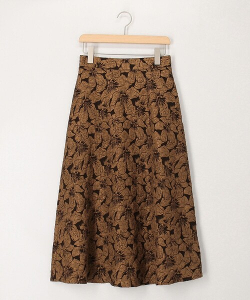 MICO COULIER（ミコクリエ）の「フラワージャガードフレアースカート（スカート・レディース・ブラウン系その他/グレー系その他・36/38）」の20枚目の写真