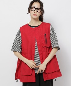 【新品】ニコアンド　ボーイズシルエットポケベストカーキ niko and ｜ボーイズシルエットポケベスト | Rakuten Fashion