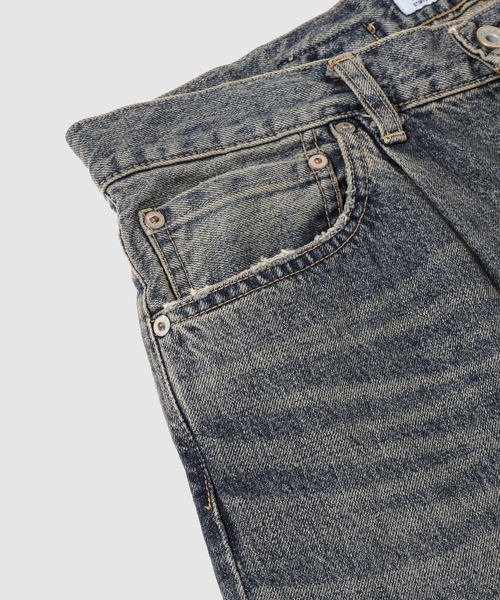 DAIRIKU（ダイリク）の「“Wide“ Vintage Denim Pants（デニムパンツ・メンズ・インディゴブルー/ブラック・27(S)/29(M)/31(L)）」の5枚目の写真