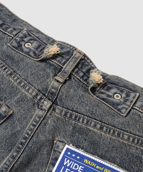 DAIRIKU（ダイリク）の「“Wide“ Vintage Denim Pants（デニムパンツ・メンズ・インディゴブルー/ブラック・27(S)/29(M)/31(L)）」の7枚目の写真
