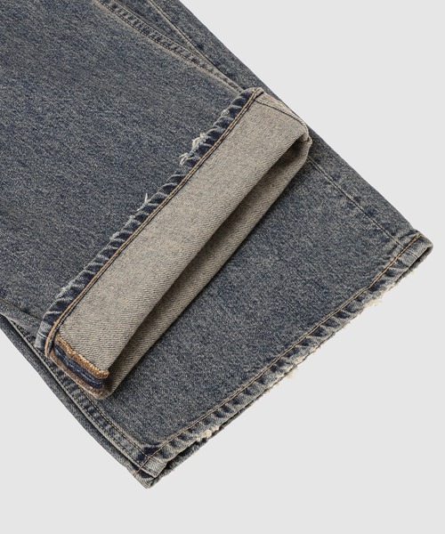 DAIRIKU（ダイリク）の「“Wide“ Vintage Denim Pants（デニムパンツ・メンズ・インディゴブルー/ブラック・27(S)/29(M)/31(L)）」の8枚目の写真