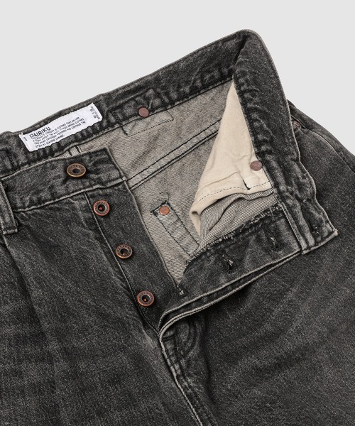 DAIRIKU（ダイリク）の「“Wide“ Vintage Denim Pants（デニムパンツ・メンズ・インディゴブルー/ブラック・27(S)/29(M)/31(L)）」の10枚目の写真