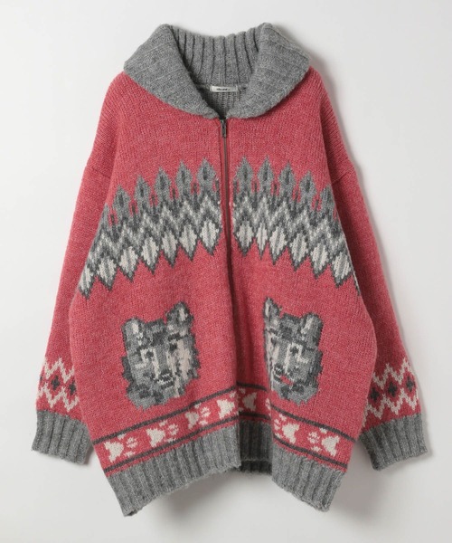 セール】アニマルカウチンカーディガン（ニット/セーター）｜niko and
