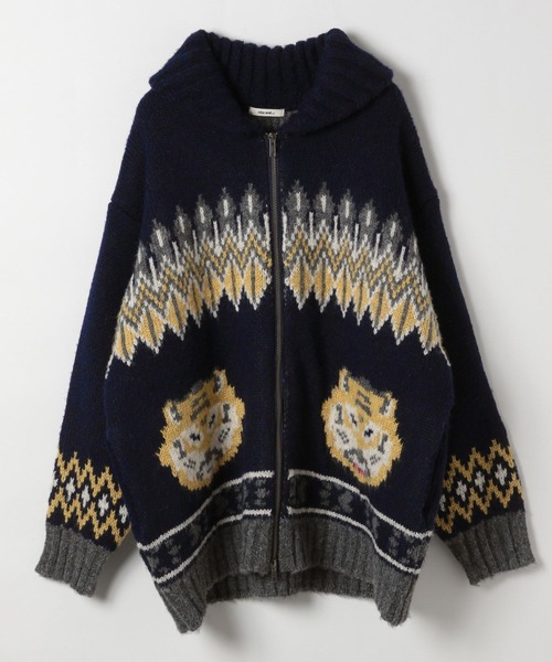 セール】アニマルカウチンカーディガン（ニット/セーター）｜niko and