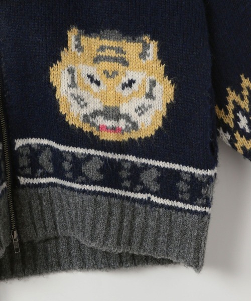 セール】アニマルカウチンカーディガン（ニット/セーター）｜niko and