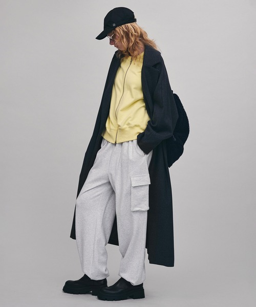 AKTE(アクテ)の「スウェットカーゴパンツ(カーゴパンツ・レディース・トップグレー/ネイビー・2/1/2T)」の18枚目の写真