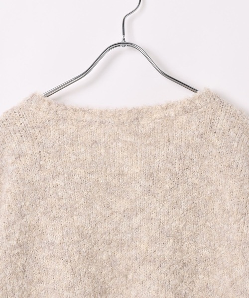 BAYFLOW（ベイフロー）の「[さりげないキラキラ素材]ブークレスパンコールプルオーバー（ニット/セーター・レディース・グレー/ライトグレー/ベージュ/マスタード・FREE）」の10枚目の写真