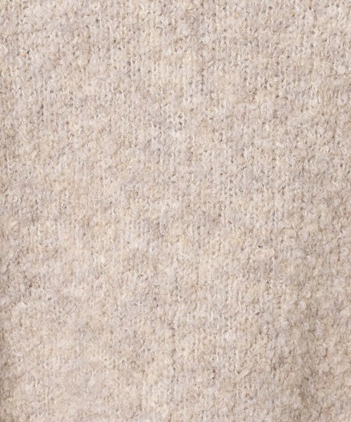 BAYFLOW（ベイフロー）の「[さりげないキラキラ素材]ブークレスパンコールプルオーバー（ニット/セーター・レディース・グレー/ライトグレー/ベージュ/マスタード・FREE）」の13枚目の写真