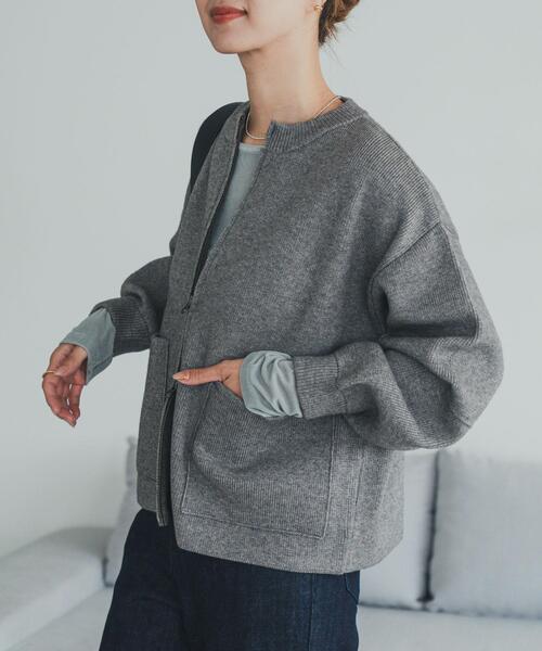 ニットZIPブルゾン（ニット/セーター）｜URBAN RESEARCH DOORS