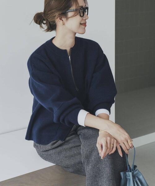 セール】ニットZIPブルゾン（ニット/セーター）｜URBAN RESEARCH DOORS